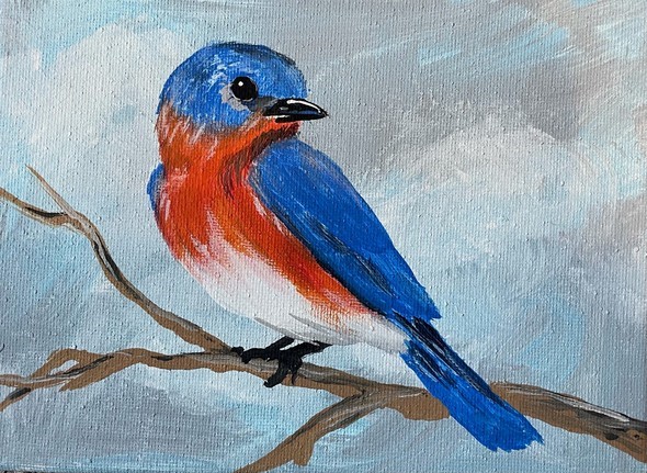 Bluebird painting