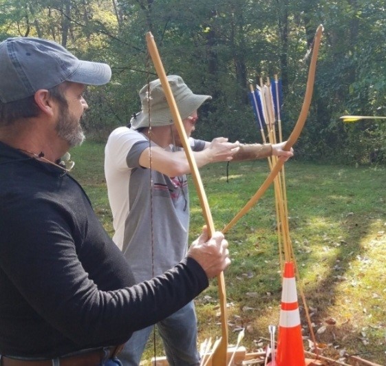 Primitive archery practice