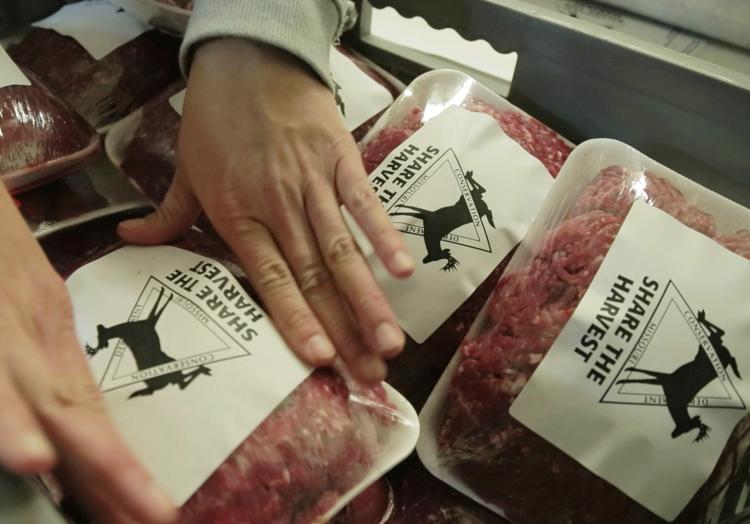 Packages of venison from Share the Harvest