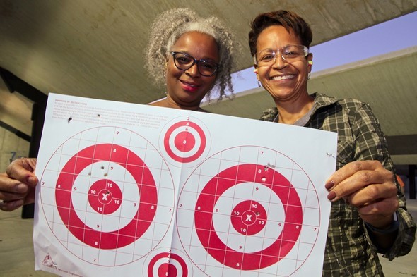 Women with target