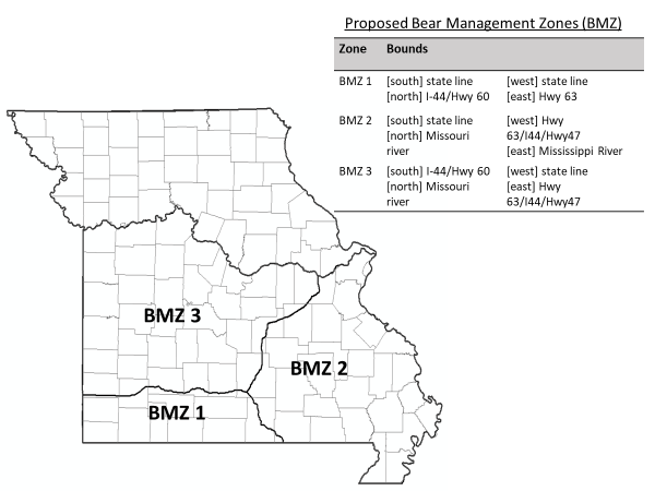 bear management zone map
