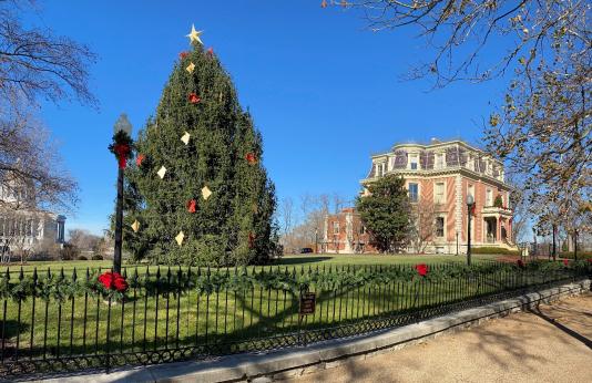 Mansion Christmas Tree