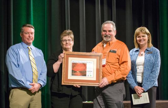 MDC presented the 2017 Business or Institution Arbor Award of Excellence to BASF at the Missouri Community Forestry Council Conference in Springfield