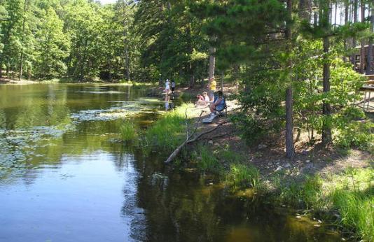 Fishing at Twin Pines
