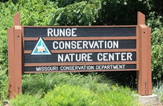 Runge Nature Center Sign