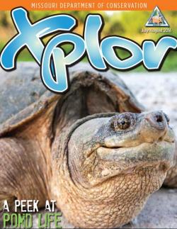 July-Aug 2016 Xplor cover with alligator snapping turtle