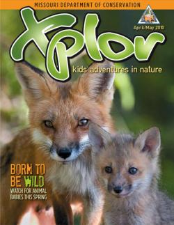 Magazine cover with wolves